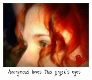 Ginger's eyes